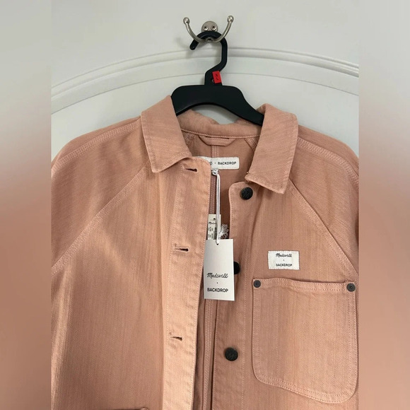 Madewell x Backdrop Studio Hours Oversized Chore Jacket, NWT size XS - Picture 7 of 12